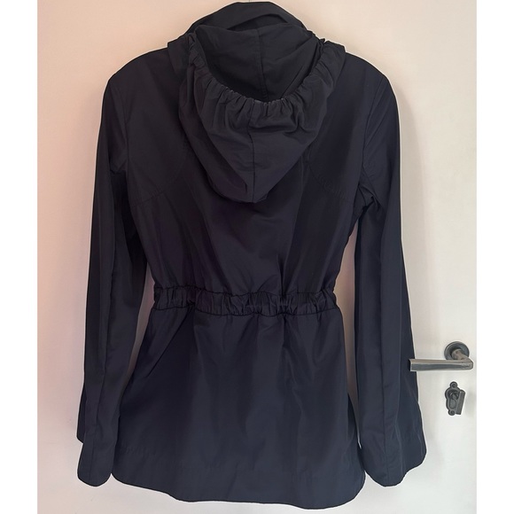 Moncler Navy Ocre Jacket Short Parka Size 1 - Picture 4 of 13